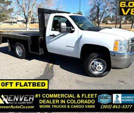 2011 CHEVROLET SILVERADO 3500HD / 10FT FLATBED / 12K MILES!