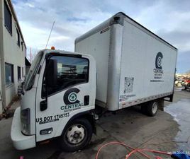 2018 ISUZU NPR BOX TRUCK – 18’ BOX – 2,500 LB LIFT GATE – BACKUP CAM