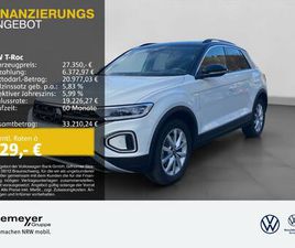 VOLKSWAGEN T-ROC T-ROC TDI DSG GOAL AHK LED NAVI KAMERA