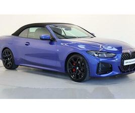 BMW SERIE 4 CABRIOLET 420 BMW 4 SERIES 420I M SPORT CONVERTIBLE 2.0 2DR