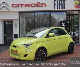 FIAT 500 E CABRIO 42KWH 118PK AUTOMAAT LA PRIMA, RIJKLAARPRIJ