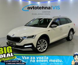 ŠKODA OCTAVIA SCOUT 2.0TDI AUT. 147 KW 4X4 ACC|LANE|NAVI|KLJUKA, 2022 GOD.