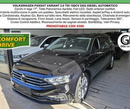 VOLKSWAGEN PASSAT VARIANT VARIANT BUSINESS TDI DSG TETTO LED CAM