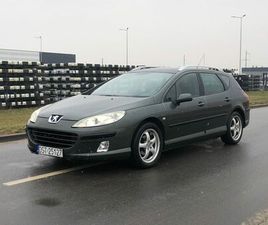 PEUGEOT 407 SW PEUGEOT 407 SW 1.6 HDI HAK DACH PANORAMICZNY KLIMATYZACJA WROCLAW PSIE POLE • OLX.PL