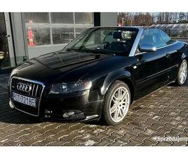AUDI A4 CABRIOLET AUDI A4 B7 2.0 (140KM) TDI CABRIO S-LINE CZARNKÓW - SPRZEDAJEMY.PL