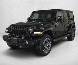 2022 JEEP WRANGLER 4XE 4X4 4WD SUV ELECTRIC UNLIMITED SAHARA HIGH ALTITUDE CONVE
