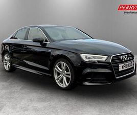 2018 AUDI A3 1.5 TFSI S LINE 4DR SALOON PETROL MANUAL