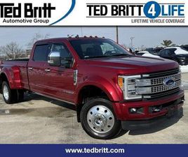 FORD F450 USED 2019 FORD F-450 PLATINUM