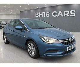 VAUXHALL ASTRA 2016 VAUXHALL ASTRA 1.6 CDTI 16V ECOFLEX DESIGN 5DR HATCHBACK DIESEL MANUAL