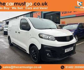 2022 FIAT SCUDO 1.5 MULTIJET TECNICO PANEL VAN 6DR DIESEL MANUAL SWB EURO 6 (START/STOP) (120 PS) PANEL ...