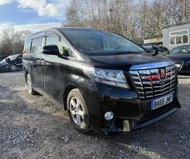 TOYOTA ALPHARD 2015 TOYOTA ALPHARD 2 490CC CC TOYOTA ALPHARD PETROL