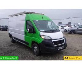 2022 PEUGEOT BOXER 2.2 BLUEHDI H2 S VAN 140PS PANEL VAN DIESEL MANUAL