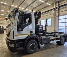 IVECO EUROCARGO 140E22 RUKA HIAB + KONTEJNER