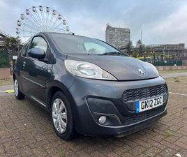 PEUGEOT 107 2012 PEUGEOT 107 1.0 ACTIVE 3DR HATCHBACK PETROL MANUAL