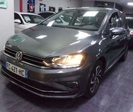 VW GOLF 7 SPORTSVAN 1.0 TSI 115 CONNECT DSG 7 5P 12/18 107MKM 2°MAIN/FCE JA16 BI TON/TEL/GPS/REGUL ADAPT/CAMERA+RADARS/CARPLAY FACTURES ENTRETIEN