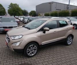 FORD ECOSPORT TITANIUM, AHK, EL.SD, NAVI, ZUS. ALU WR