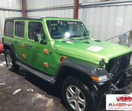 JEEP WRANGLER JL SPORT S, V6, OD UBEZPIECZALNI 3.6 BENZYNA 289KM