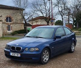 BMW 320 TD COMPACT ANNÉE 2002 - ANDROID CARPLAY - 200 000 KMS - BON ÉTAT GÉNÉRAL
