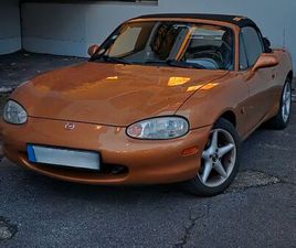 MAZDA MX5 MAZDA MX-5 NB 1.6 110 – 1999 – ORANGE MICA – GROS SUIVI – TRAVAUX RÉCENTS