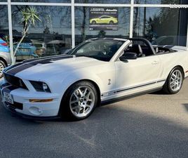 FORD MUSTANG SHELBY GT500 V8 5.4 500 CH CABRIOLET (IMMATRICULATION FRANÇAISE, SUIVI D'ENTRETIEN DISPONIBLE, CLEAN CARFAX)