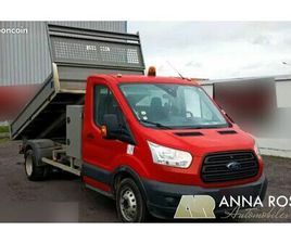 FORD TRANSIT 2.2 TDCI 155 CH CAMION BENNE, ROUES JUMELÉES, CASIERS RANGEMENTS