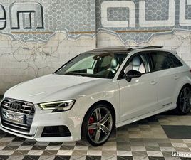 AUDI A3 S3 AUDI S3 , 2.0 TFSI 300 CH , S TRONIC 7 , QUATTRO , SIÈGES RS , BANG & OLUFSEN , TOIT OUVRANT , PACK BLACK , FRANÇAISE