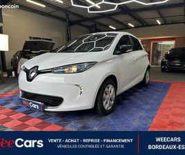 RENAULT ZOE Q210 RENAULT ZOE Z.E. Q210 CHARGE RAPIDE TYPE 2 BERLINE LIFE PHASE 1