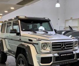 MERCEDES CLASSE G500 4X4² 4,0 V8 BI-TURBO 422 7G-TRONIC - IMMAT ?? - PACK CARBONE - TOIT - CAMÉRA - JANTES 22