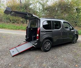 PEUGEOT RIFTER 1.5 BLUEHDI 100 ALLURE 5DR WHEELCHAIR ACCESSIBLE VEHICLE 3 SEATS