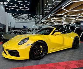 PORSCHE 911 992 CARRERA 4S CABRIOLET PDK, 54.000 D'OPTIONS, ORIGINE FRANCE, LIFT, ROUES ARR DIRECTRICES, CUIR ETENDU, PACK SPORT DESIGN, PACK SPORT CHRONO, BURM
