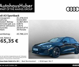 AUDI A3 SPORTBACK AUDI A3 SPORTBACK S LINE TFSI S TRONIC