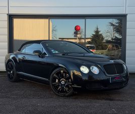 BENTLEY CONTINENTAL GTC BENTLEY CONTINENTAL GTC CABRIOLET 6.0 W12 A
