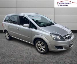 2014 VAUXHALL ZAFIRA WHEELCHAIR CONVERTED 1.7 CDTI ECOFLEX DESIGN [125] 5DR MPV DIESEL MANUAL