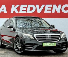 MERCEDES-BENZ S 560 E L 9G-TRONIC EQ POWER M.O.-I. TELJES FELSZERELTSÉG. ZÖLD RENDSZÁM!