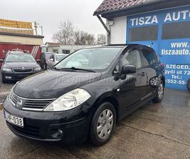 NISSAN TIIDA 1.6 TEKNA BENZIN/GÁZ ÜZEM.DIGITKLÍMA.TEMPOMAT.KAMERA.FRISS MŰSZAKI.VONÓHOROG