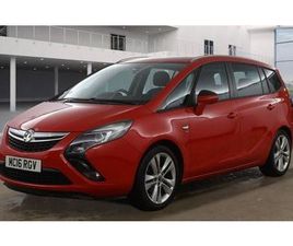 VAUXHALL ZAFIRA TOURER 1.4I TURBO SRI MPV 5DR PETROL AUTO EURO 6 (140 PS)
