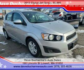 CHEVROLET SONIC 2013 CHEVROLET SONIC LT W/52K MILES
