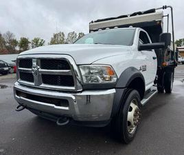2018 DODGE RAM 5500 CHASSIS CAB TRADESMAN DUMP TRUCK 4X4 – CUMMINS