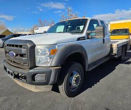 2012 FORD F450 V10 SUPER CAB 4X4 FLATBED DUALLY!