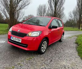 SKODA CITIGO SKODA, CITIGO, HATCHBACK, 2013, MANUAL, 999 (CC), 5 DOORS