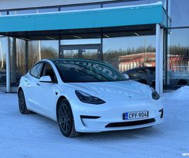 TESLA MODEL 3 STANDARD PLUS STANDARD RANGE PLUS ** JUURI TULLUT / SUOMI-AUTO / ILP / AUTOPILOT / PREMIUM AUDIO / SÄHKÖKONTTI / RATINLÄMMITIN **