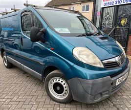 2008 VAUXHALL VIVARO 2.0CDTI [115PS] VAN 2.7T PANEL VAN DIESEL MANUAL
