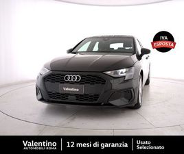 AUDI A3 SPORTBACK 30 TDI S TRONIC BUSINESS DEL 2022 USATA A ROMA