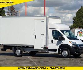 DODGE RAM PROMASTER 2023 RAM PROMASTER 3500 DODGE 14FT BOX TRUCK WITH SIDE DOOR GAS TRUCK