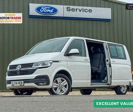 VOLKSWAGEN TRANSPORTER CREW CAB LWB L2H1 T32 TDI 150 BHP AUTO KOMBI HIGHLINE AIR CON SENSORS EURO