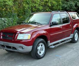 2001 FORD EXPLORER SPORT TRAC 4X4 DVD MATCHING CANOPY LOW MILES