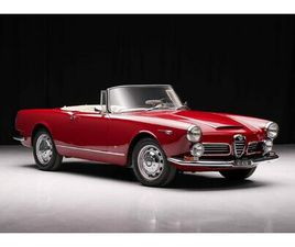 NO RESERVE: 1964 ALFA ROMEO 2600 SPIDER