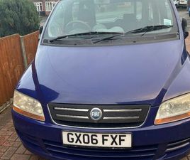 FIAT MULTIPLA WHEELCHAIR ACCESSIBLE VEHICLE