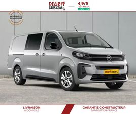 OPEL VIVARO XL 2.2 180 EAT8 S&S CABINE APPROFONDIE 5PL + PACK PREMIUM CONNECT + ATTELAGE + HABILLAGE