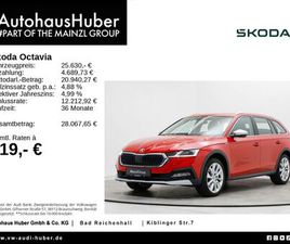 SKODA OCTAVIA SCOUT 2.0 TDI 4X4 DSG NAVI HUD KAMERA